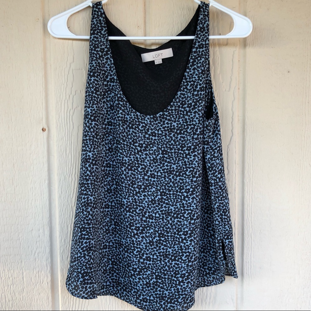 Ann Taylor LOFT Floral Tank